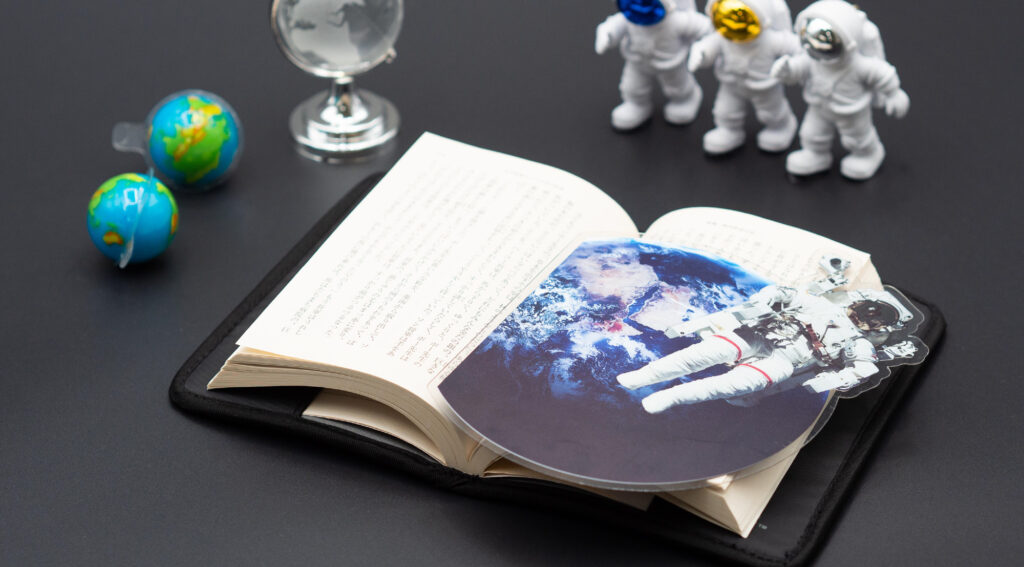 ブックカバー　ギャラクシーのしおりイメージ